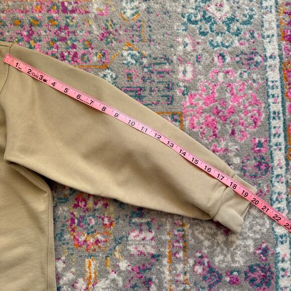 Lululemon Perfectly Oversized Crew Trench Tan Beige Sweatshirt Women’s Size 8 - Picture 7 of 10